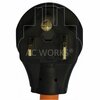Ac Works 1.5FT NEMA 6-50P 50A Welder Plug to L6-30R 30A 250V Locking Outlet S650L630-012
